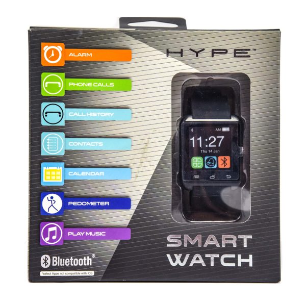 Bluetooth Smart Watch Black Hype