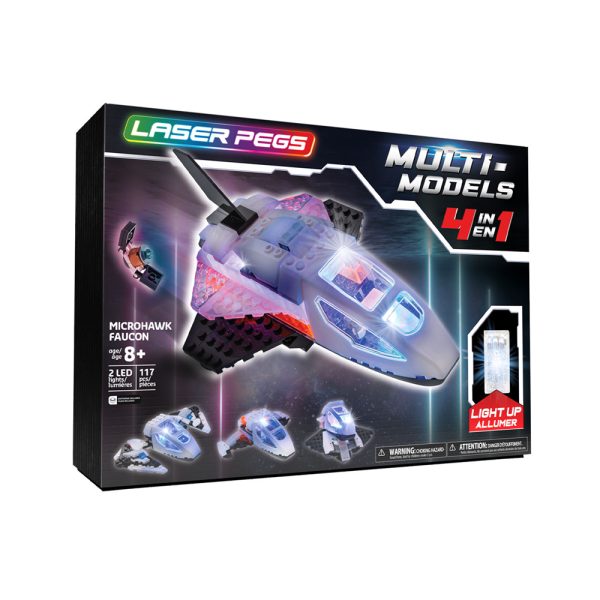Laser Pegs 4 in 1 Microhawk