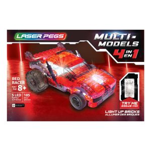 Laser Pegs 4 in 1 Red Racer