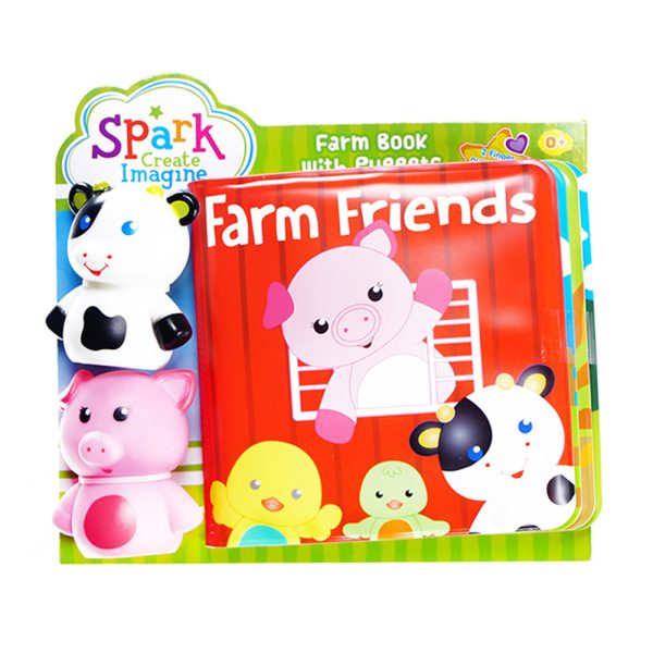 Farm Friends Book with Puppets