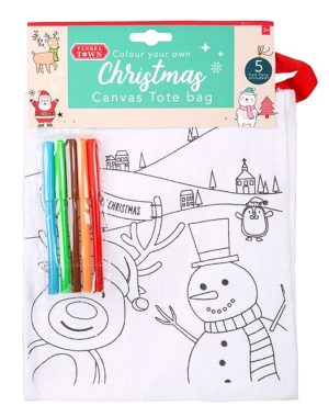 Colour your own Canvas Tote