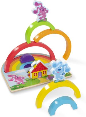 M&D Wooden Rainbow Stacking Puzzle