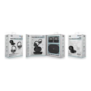 True Wireless Ergonomic Design Earbuds
