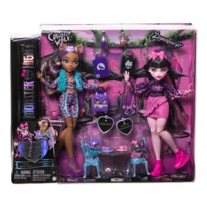 Monster High 2 Dolls w/Pets Gift Set