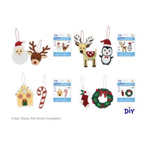 2 Felt Fun Ornaments