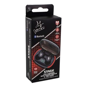 The Voice BT Earbuds w/Power Display