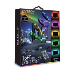 Multi Colour Strip Lights 15'
