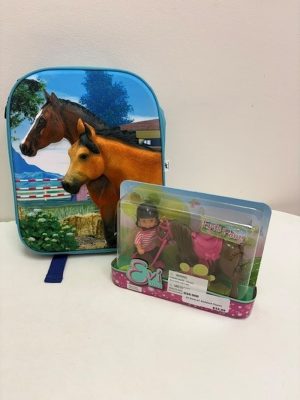 Evi Pony w/ Backpack Playset
