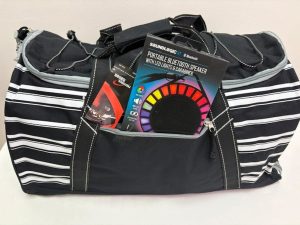 Duffle Bag w/Carabiner LED BT Speaker
