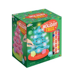 Paint Your Own Light Up Holiday Tree