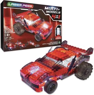 Laser Pegs 4 in 1 Red Racer